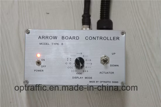 Compact Design Easy Assembly 12V DC Actuator Lifting 15 25 Lights Electric Arrow Signs for Traffic Safety