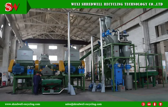 European Standard Tire Recycling System for Old Tyre Rubber Powder